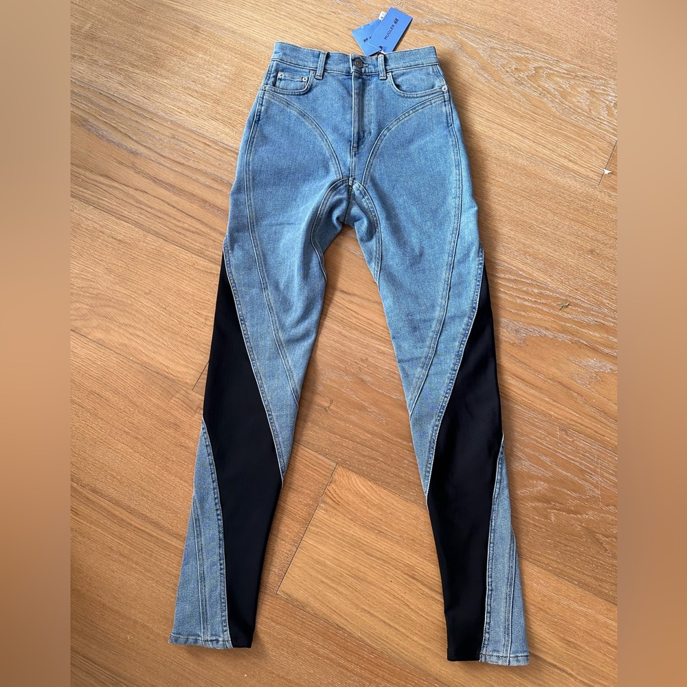Size 6 Mugler X H&M jeans